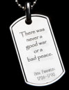 PeaceTag - Ben Franklin