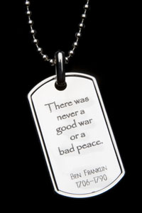 Ben Franklin PeaceTag&trade;