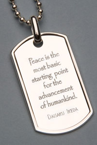 Daisaku Ikeda PeaceTag&trade;