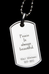 Walt Whitman PeaceTag™